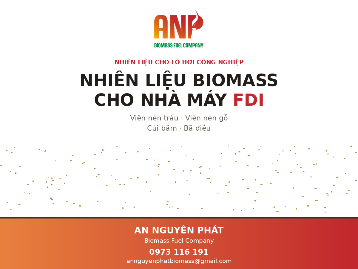 Công ty An Nguyên Phát cung ứng nhiên liệu Biomass